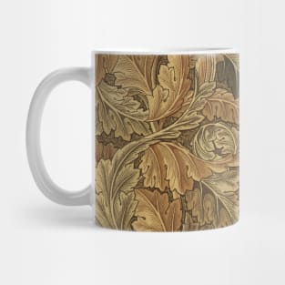 Acanthus Leaves by William Morris, Vintage Textile Art Mug